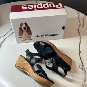 HUSH PUPPIES Eva Farris Sandals Leather